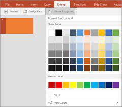 change background color in powerpoint