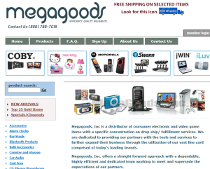 MegaGoods Homepage