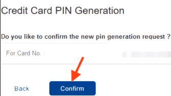 Confirm PIN generation