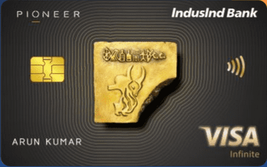 IndusInd Bank Pioneer Visa Infinite Debit Card