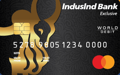 IndusInd Exclusive Debit Card