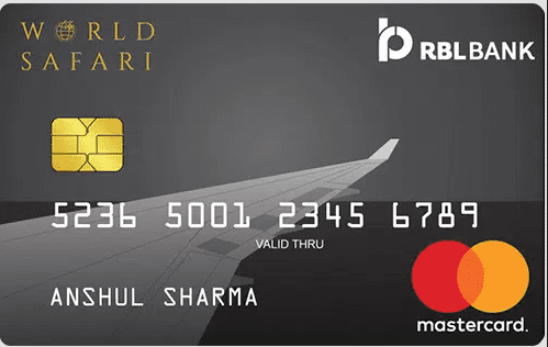 RBL Bank's World Safari Credit Card