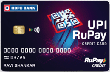 HDFC Bank UPI Rupay Credit Card 