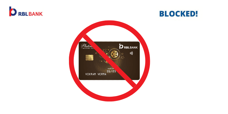 How to Block RBL Credit Card