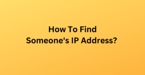 how to find someones ip address