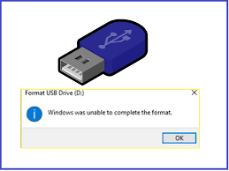 Format USB flash drive