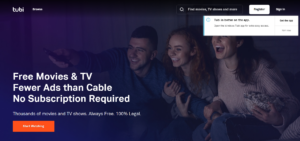 Tubi movie app for Android