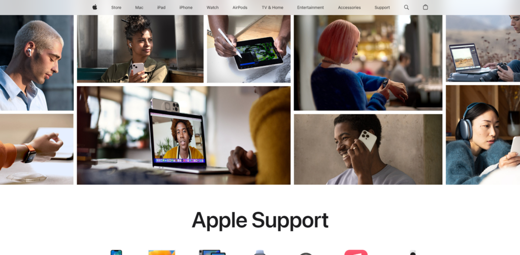 Apple support for checking iPhone warranty