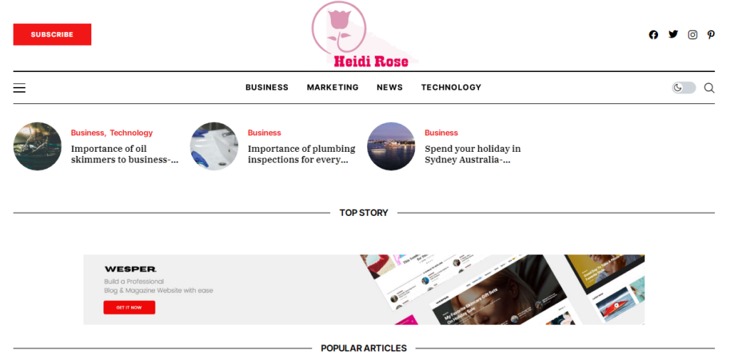 heidi rose homepage