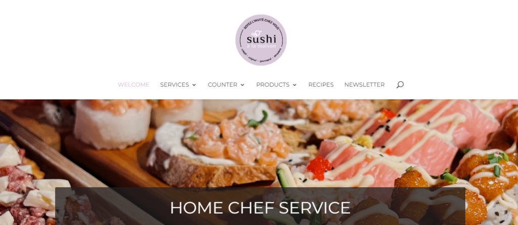 sushi a la maison homepage