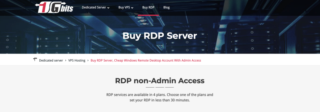 Cheap RDP Service By 1Gbits