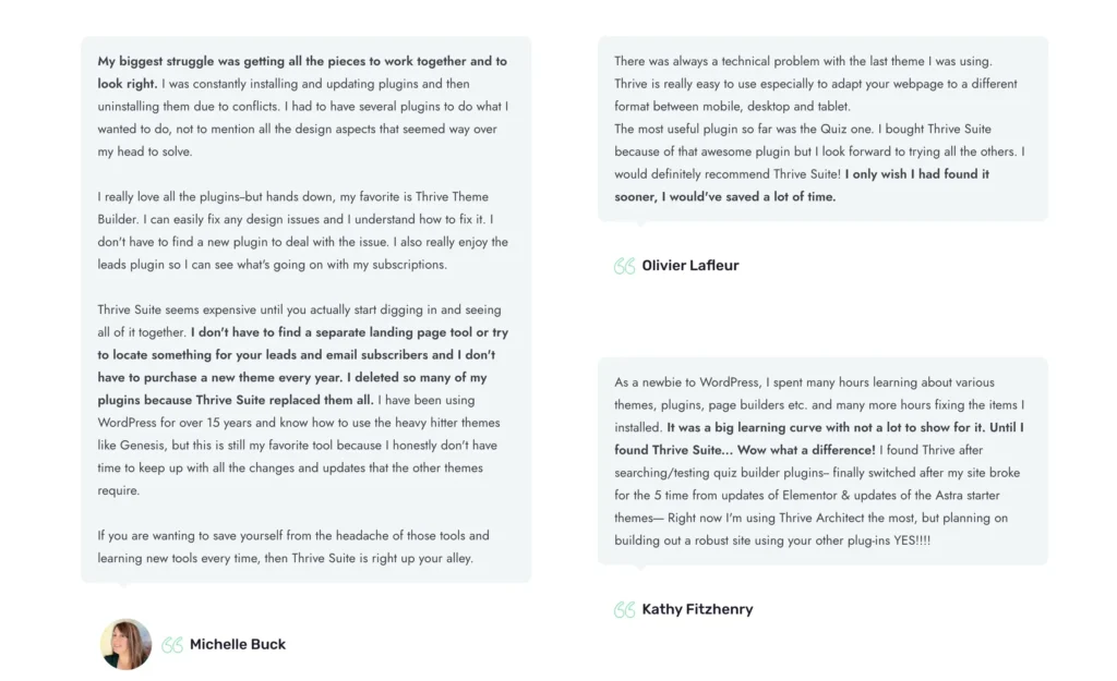 Do I Recommend Thrive Architect?