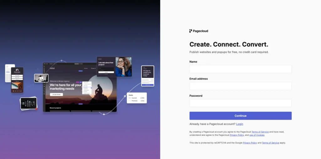 How to Get Started With PageCloud Free Trial?
