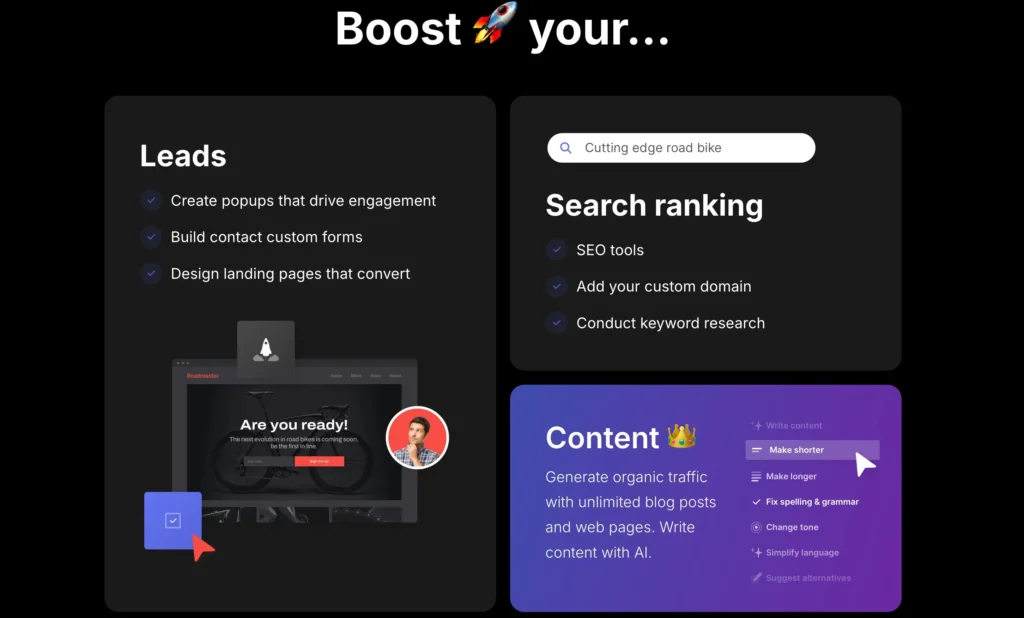 PageCloud's Key Features