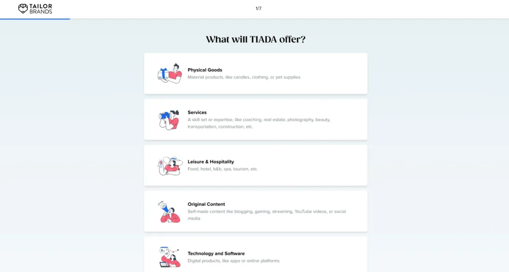 Specify Your Industry and Business Description