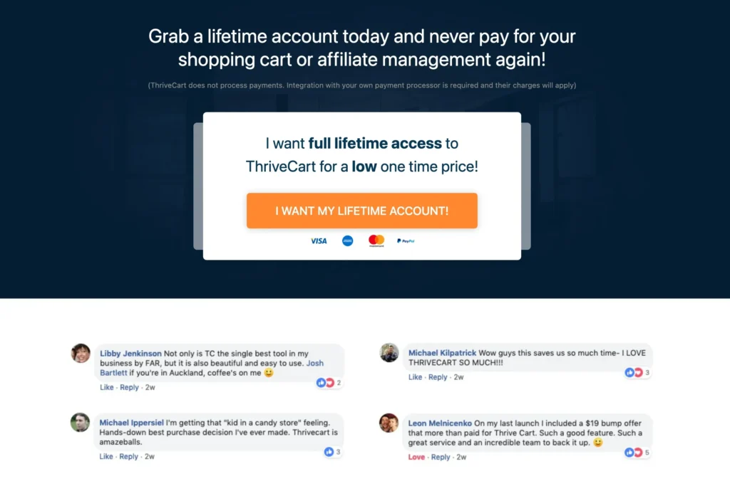 ThriveCart – Best for Simplicity and Digital Products