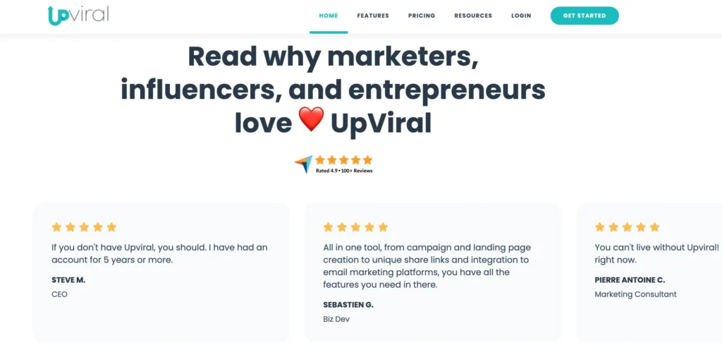 Upviral: User Reviews