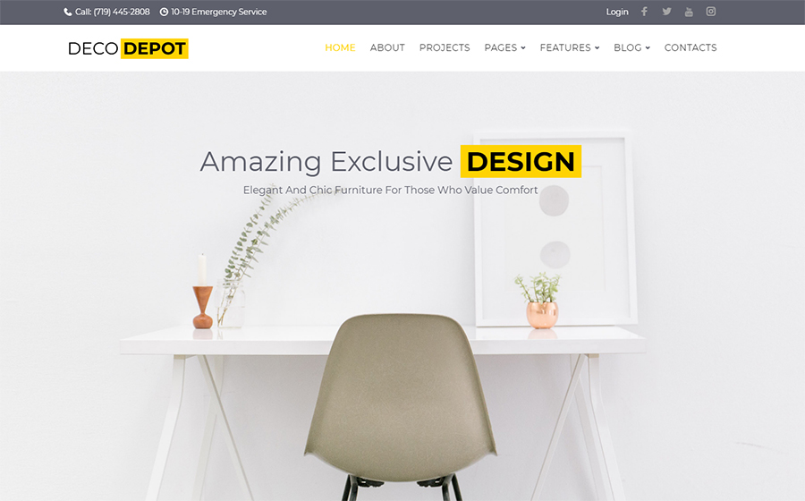 Furniture WordPress Theme 