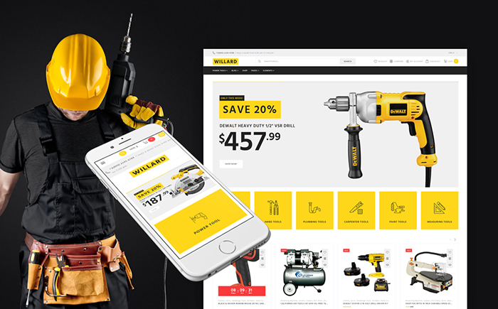 Willard - Tools & Hardware WooCommerce Theme