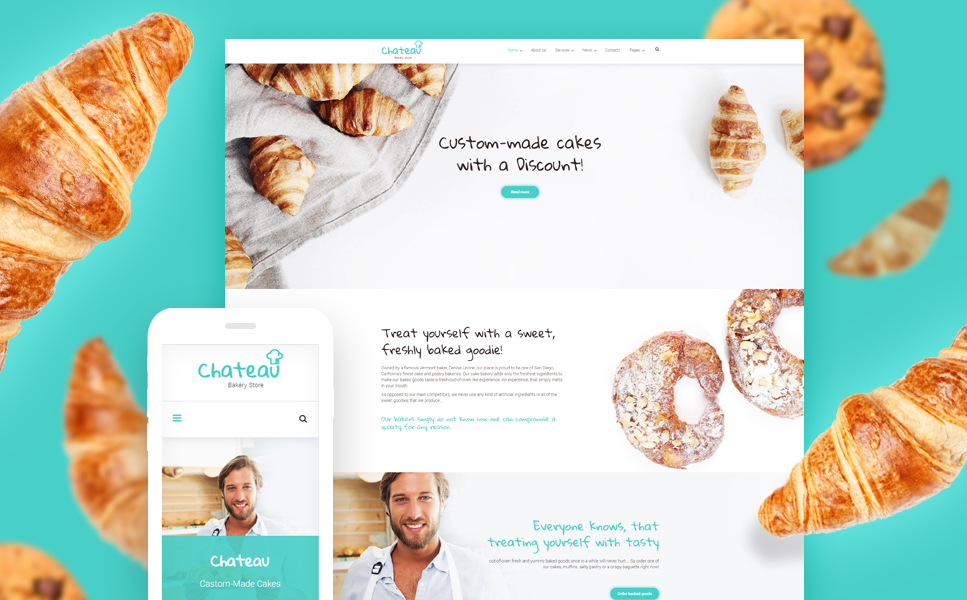 Responsive Bakery WordPress Theme