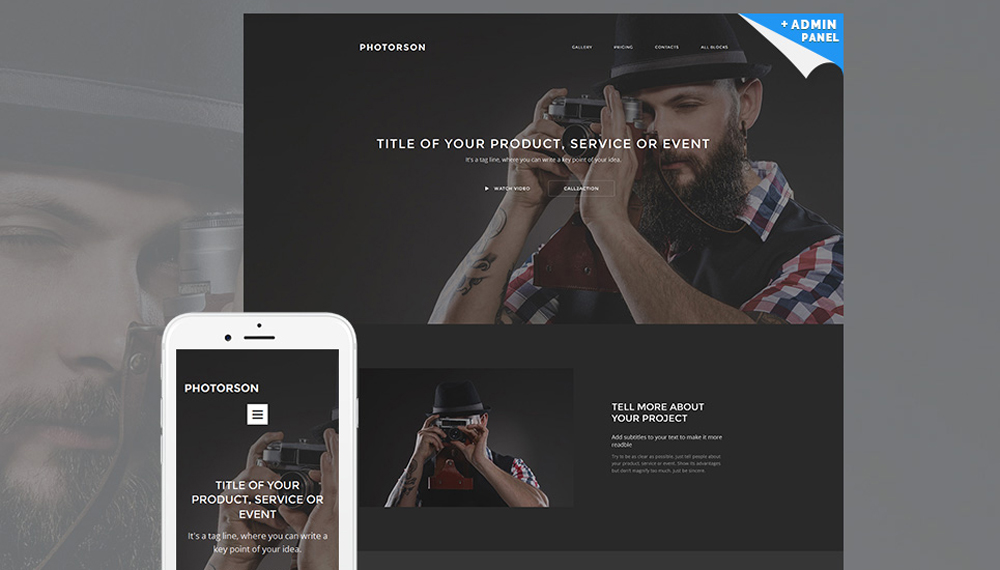 Make Your Life Easier with Photorson MotoCMS 3 Landing Builder