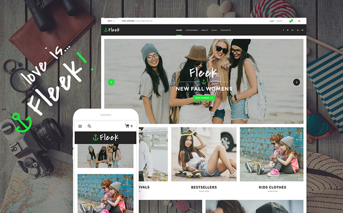 Fleek - Urban Fashion Store WooCommerce Theme