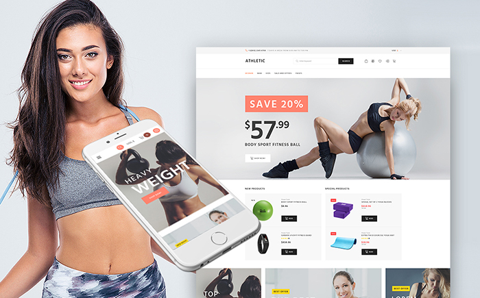 Athletic - Sports Store WooCommerce Theme