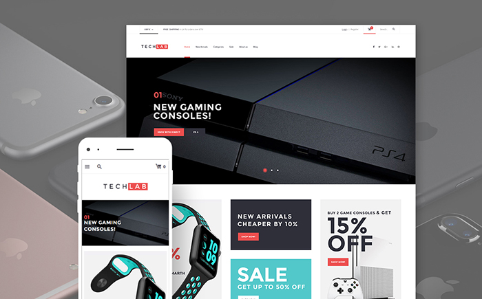 TechLab - Innovative Electronics Store WooCommerce Theme