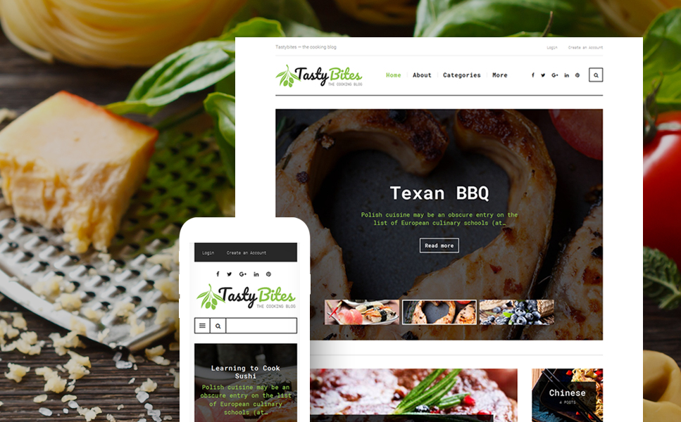 Cooking Blog WordPress Theme