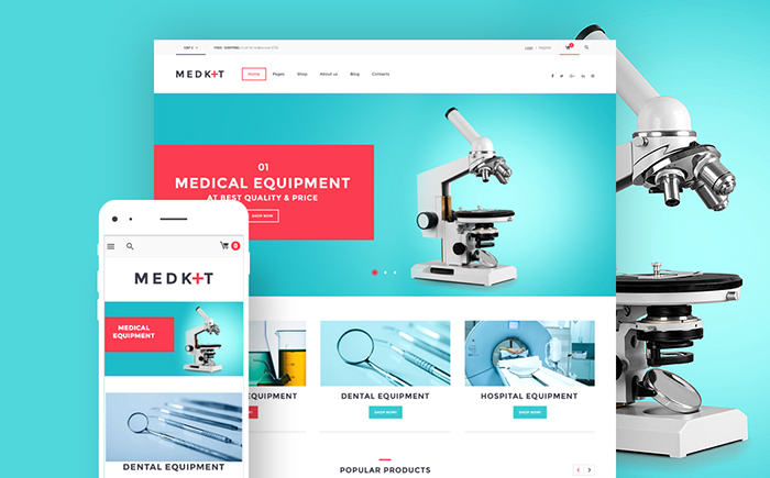 MedKit - Medical Equipment WooCommerce Theme