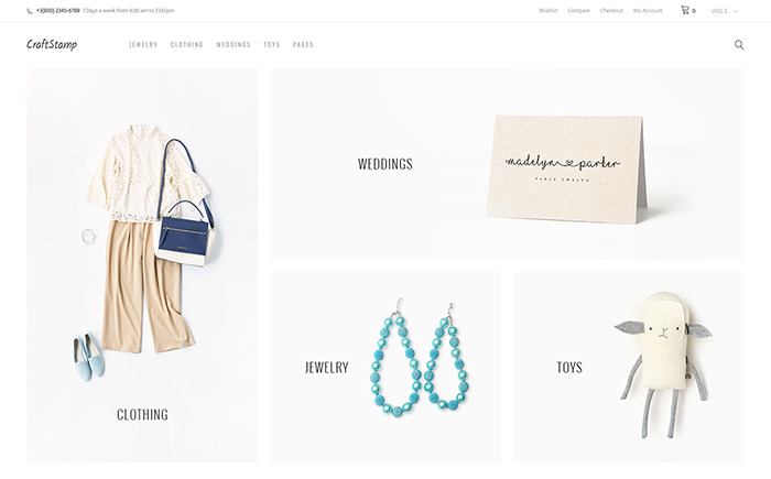 Craftstamp - Handmade Art Store WooCommerce Theme