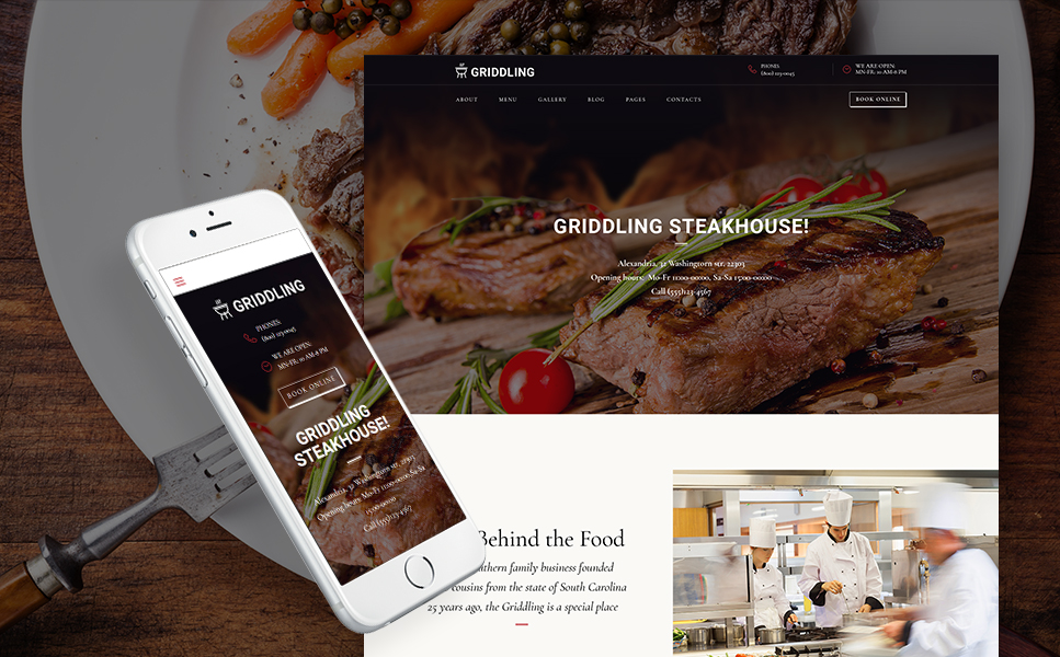 Barbecue Restaurant WordPress Theme