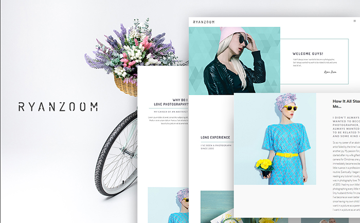 RyanZoom - Photographer Portfolio Responsive WordPress Theme 