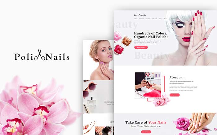 PoliNails - Nail Salon Pure WordPress Theme