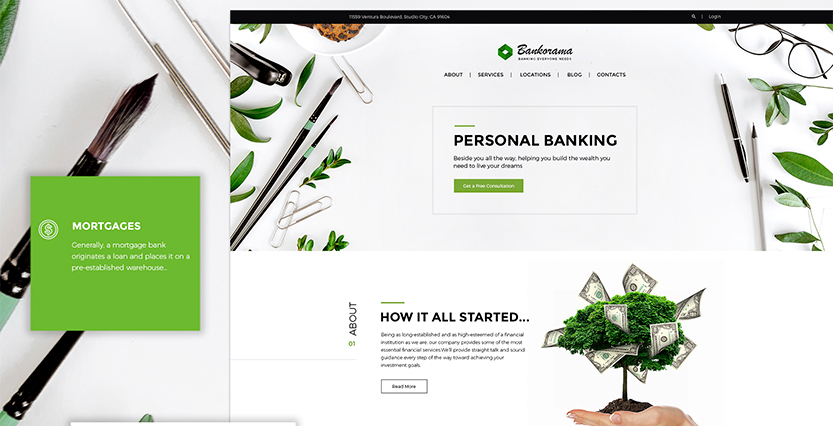 Bank WordPress Theme 