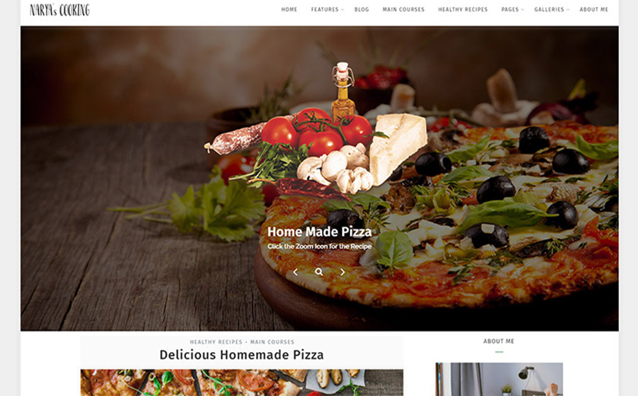 Narya - Food Blog For Cooks WordPress Theme