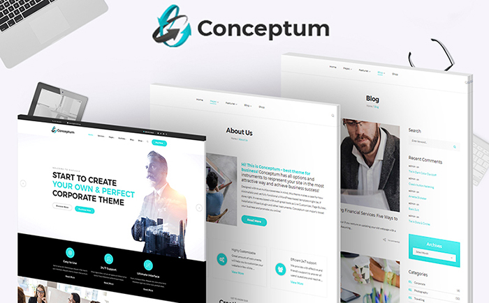 Conceptum - Responsive WordPress Theme