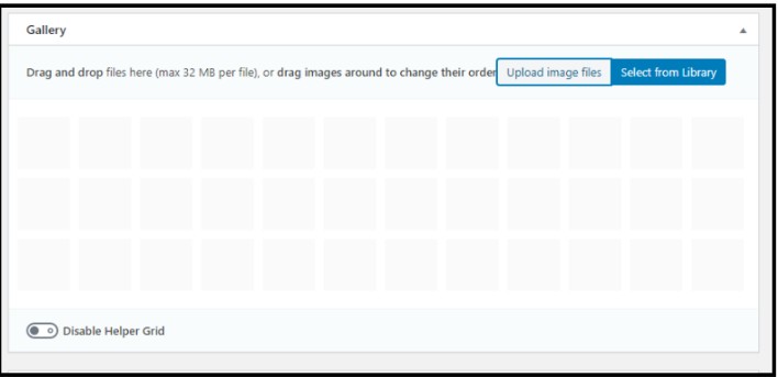 Add WordPress Photo Gallery - Upload Image File