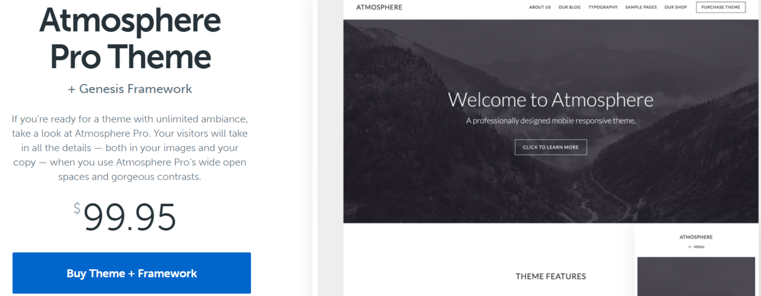 Atmosphere Pro- WordPress Blog Themes