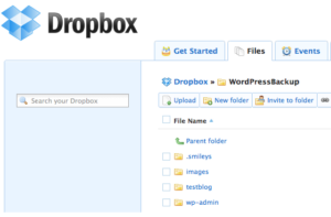 Backup To DropBox