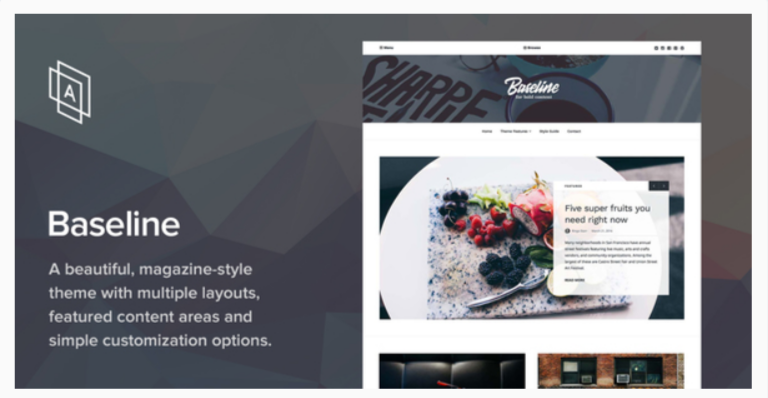 Baseline- WordPress Blog Themes