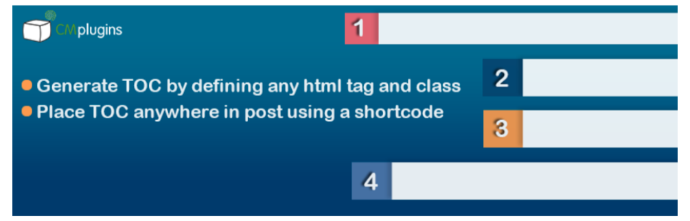 CM Table-Table of Content WordPress Plugins