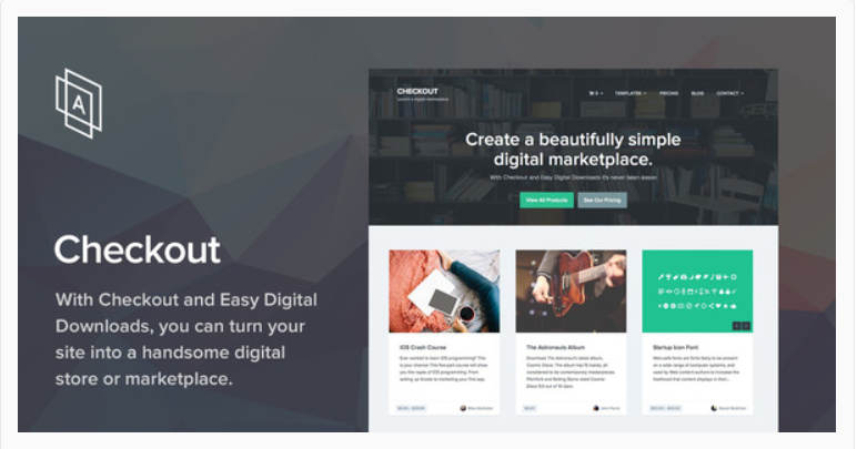 Checkout - Marketplace WordPress Themes