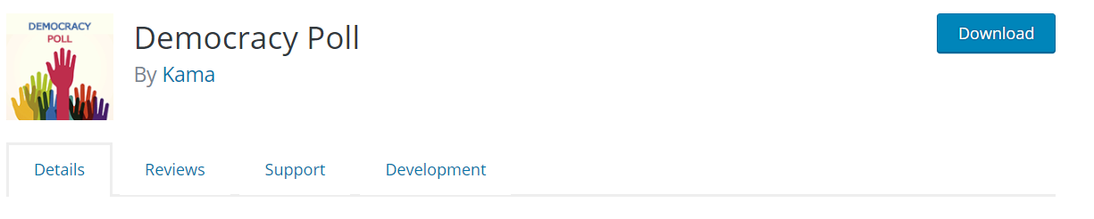 Democracy Poll — WordPress Poll Plugins