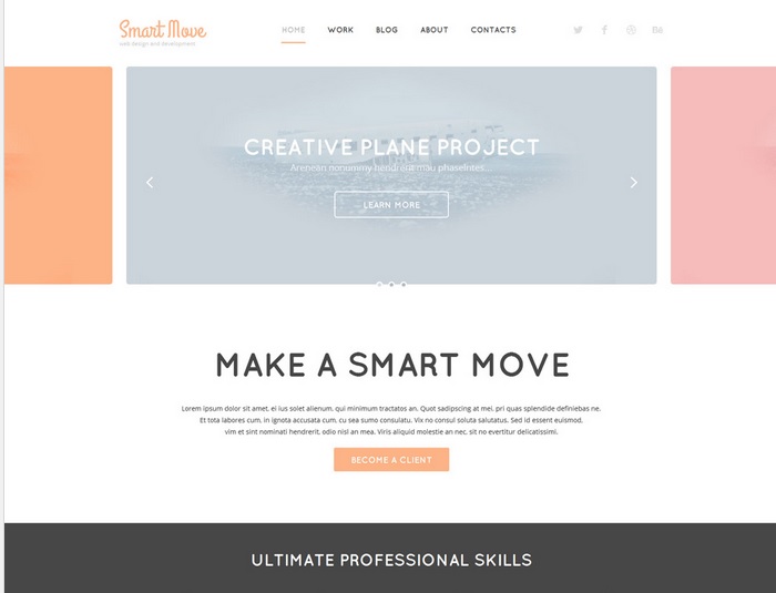 Designer Portfolio WordPress Template