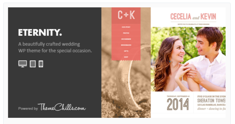 Eternity-WordPress Wedding Themes