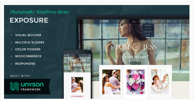 Exposure - Photography WordPress Themes