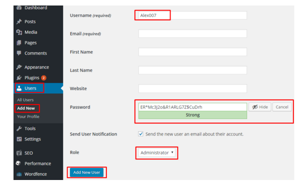 External WordPress Security