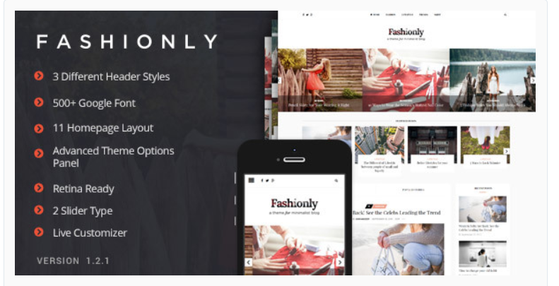 Fashionly - Fashion WordPress Themes