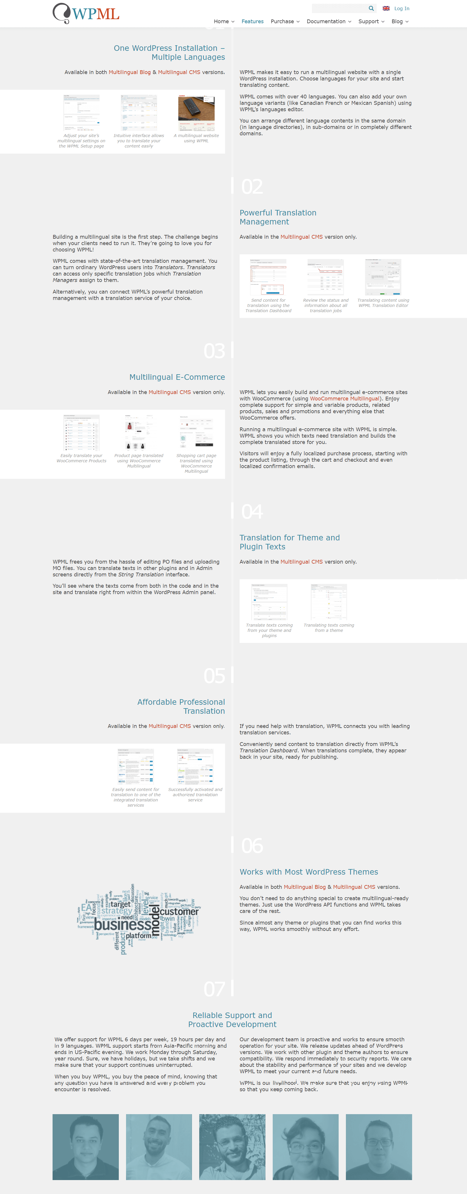 WPML Features - Weglot vs WPML